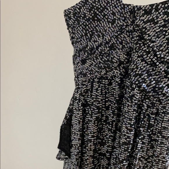 Badgley Mischka sequin strapless dress - Picture 7 of 10